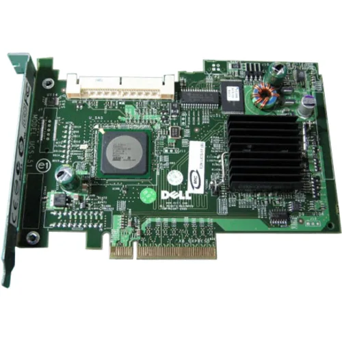 Green circuit board with gold edge connector and metal bracket