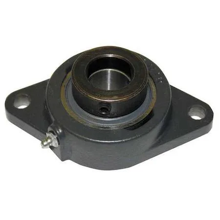 Gray cast-iron rhombus flange bearing with double-sealed alloy steel ball insert