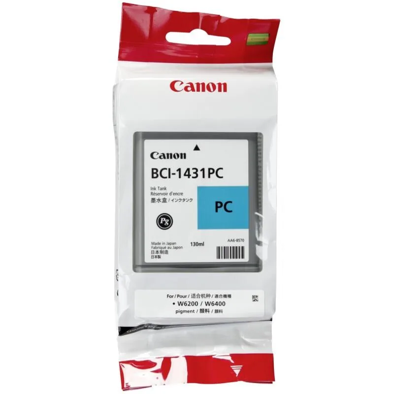 Canon Canon 8973A001 BCI-1431 Photo Cyan ink cartridges (genuine brands) — product photo