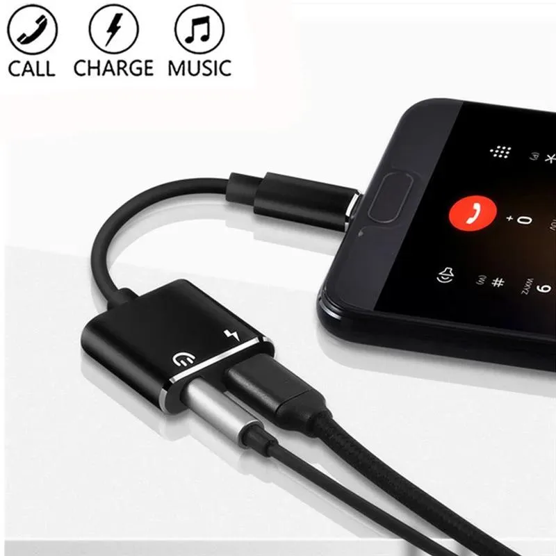 Hetai Tech Hetai Tech USB-C to 3.5 mm splitter cable (L1130) — product photo