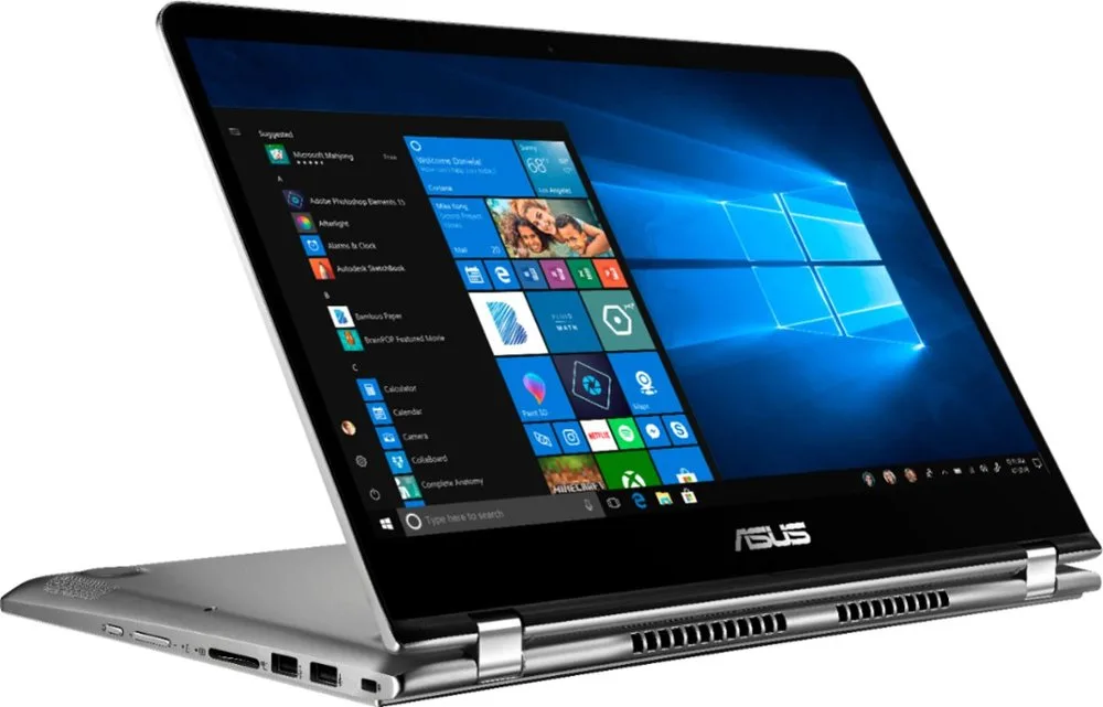 ASUS ASUS Q405UA-BI5T7 2-in-1 14" Touch i5-8250U 8GB 128GB SSD Light Gray — product photo