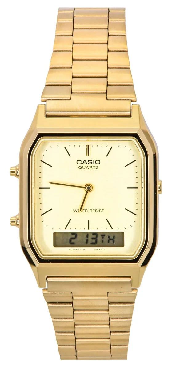 CASIO CASIO AQ-230GA-9DMQYES Analog Digital Gold Tone Watch — product photo