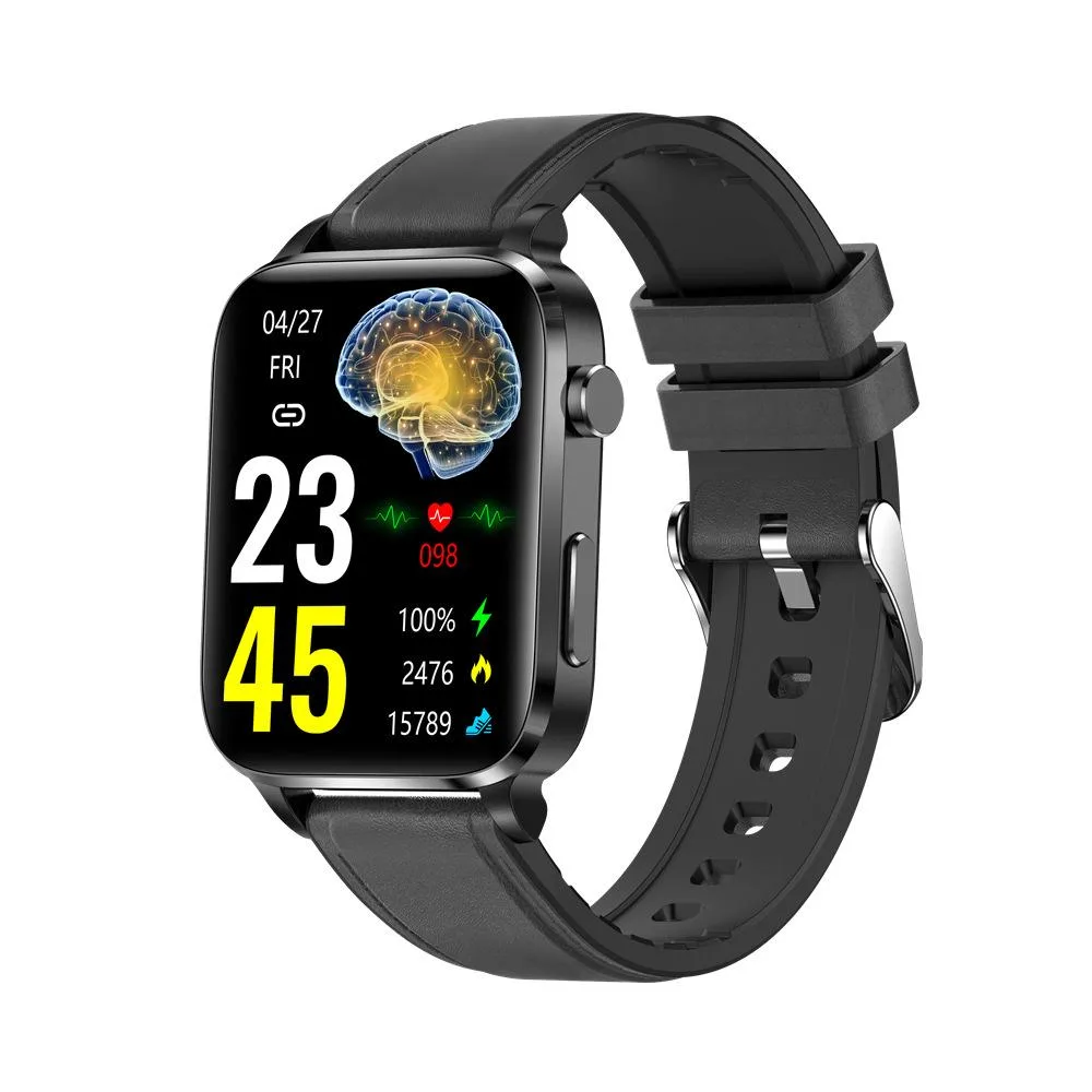 allentian allentian F100 Smart Watch 28mm 141g BlackLeather — product photo