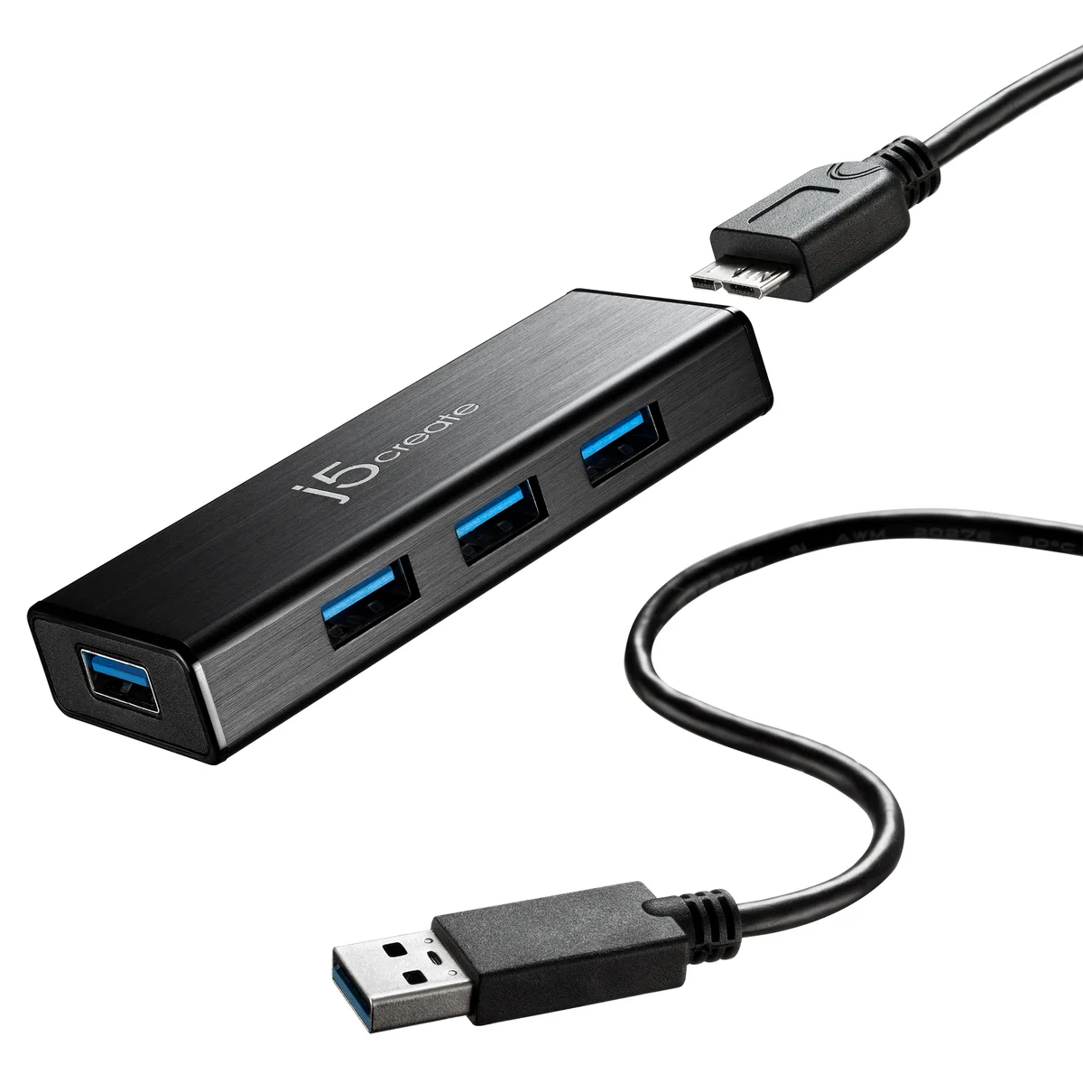 j5create j5create JUH340 USB 3.0 4-Port Hub computer accessory — product photo