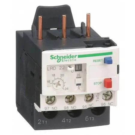 Schneider Electric Schneider Electric LRD22 Overload Relay 16-24 A — product photo