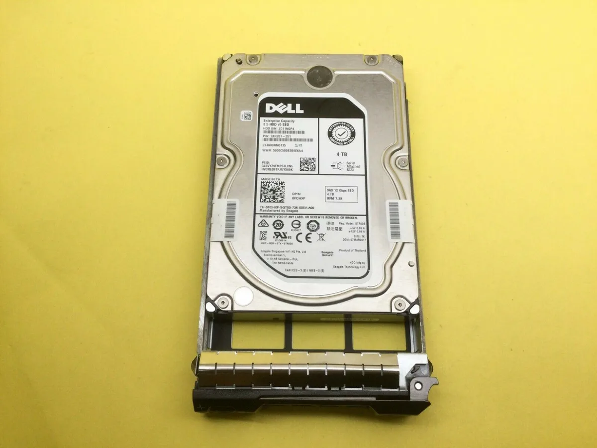 DELL DELL ST4000NM0135 4 TB 7200 RPM SAS 3.5 in HDD accessory — product photo