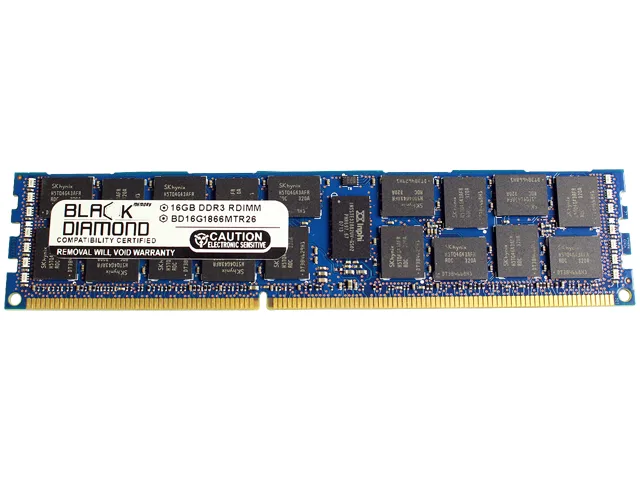 Black Diamond Memory Black Diamond Memory BD16G1866MTR26 16GB DDR3 1866 ECC Registered server RAM — product photo