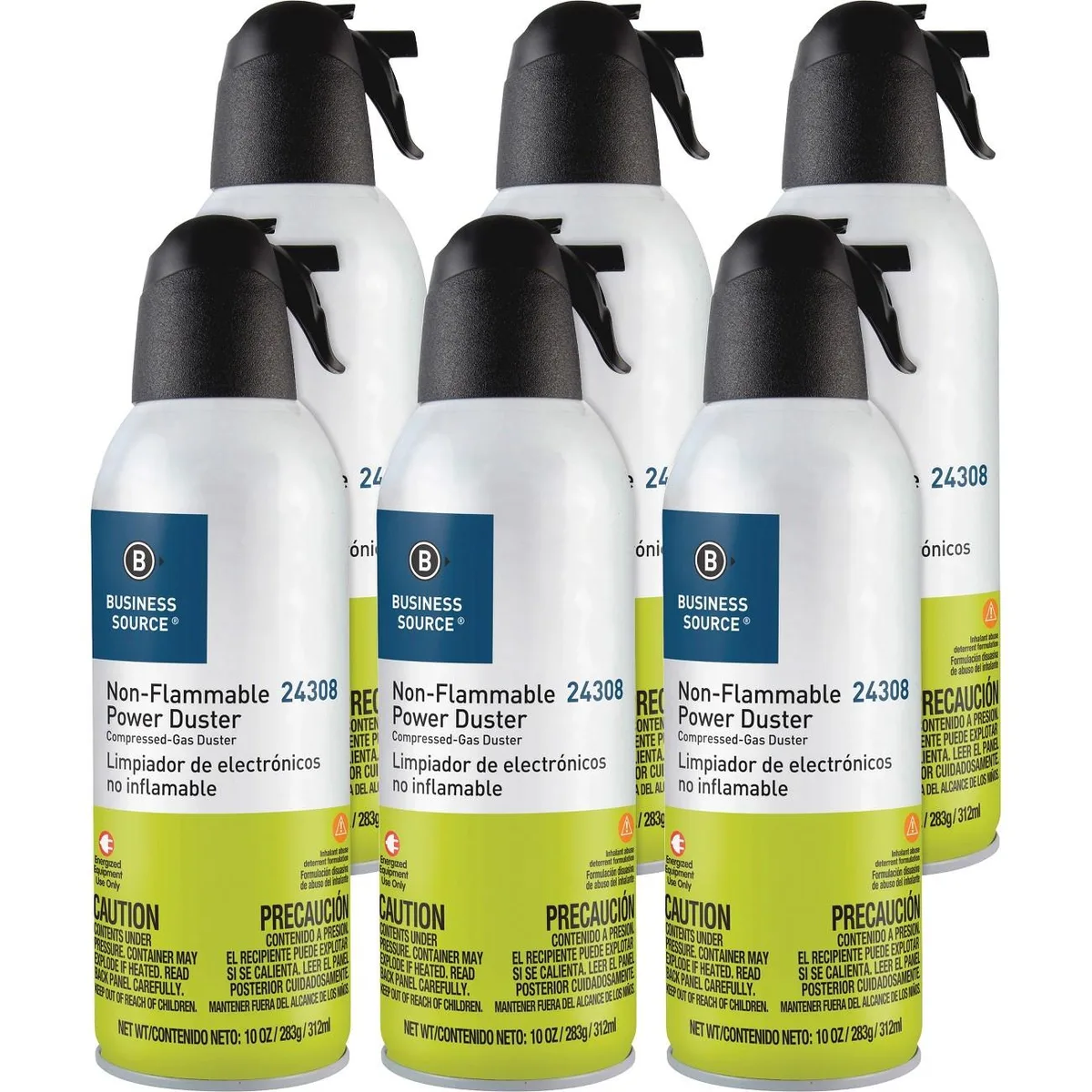 Business Source Business Source 24310 Nonflammable Power Duster 6-pack 10 oz — product photo