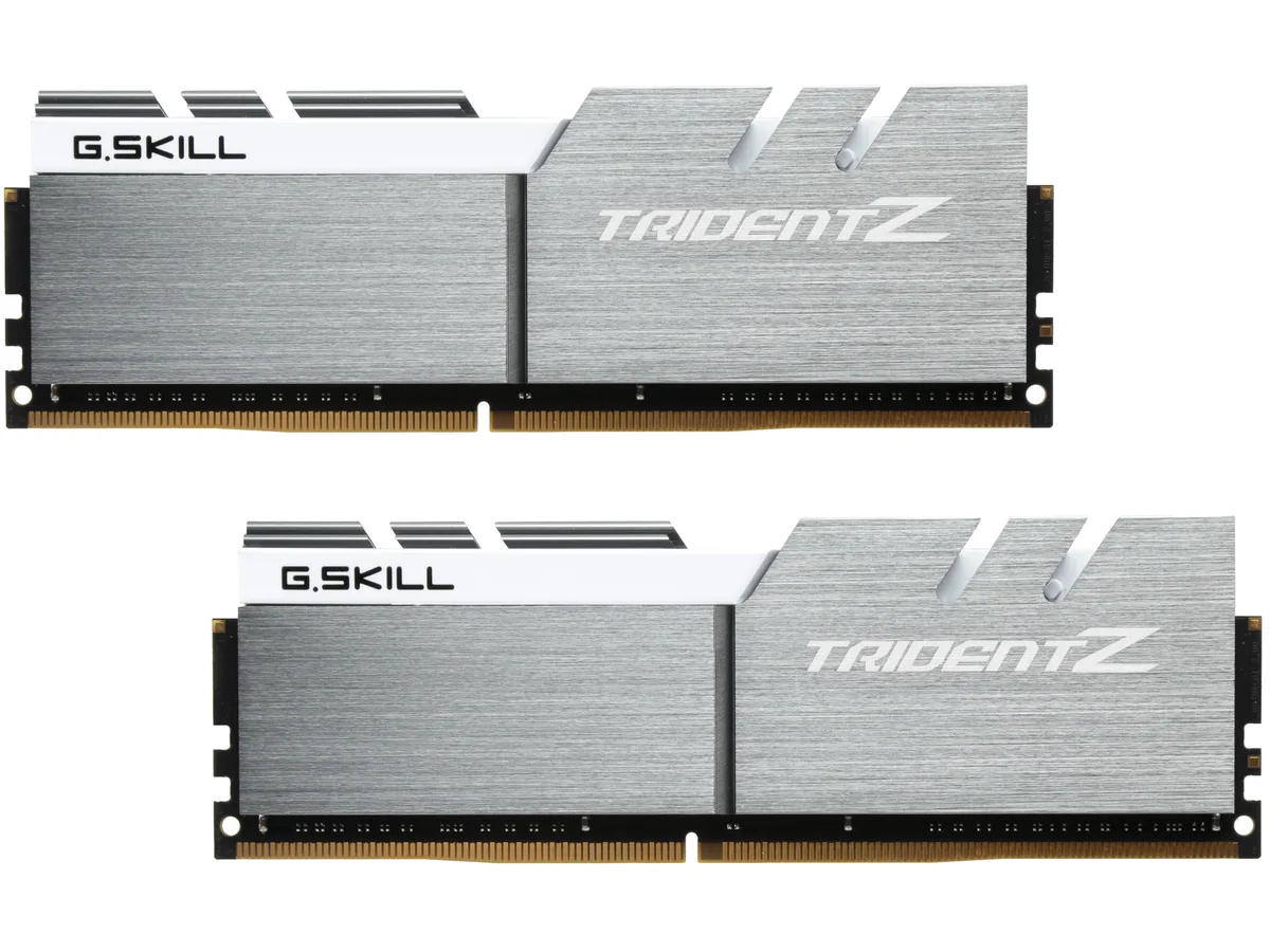 G.SKILL G.SKILL TridentZ F4-3200C16D-32GTZSW 32GB (2×16GB) DDR4 3200 CL16 desktop RAM — product photo