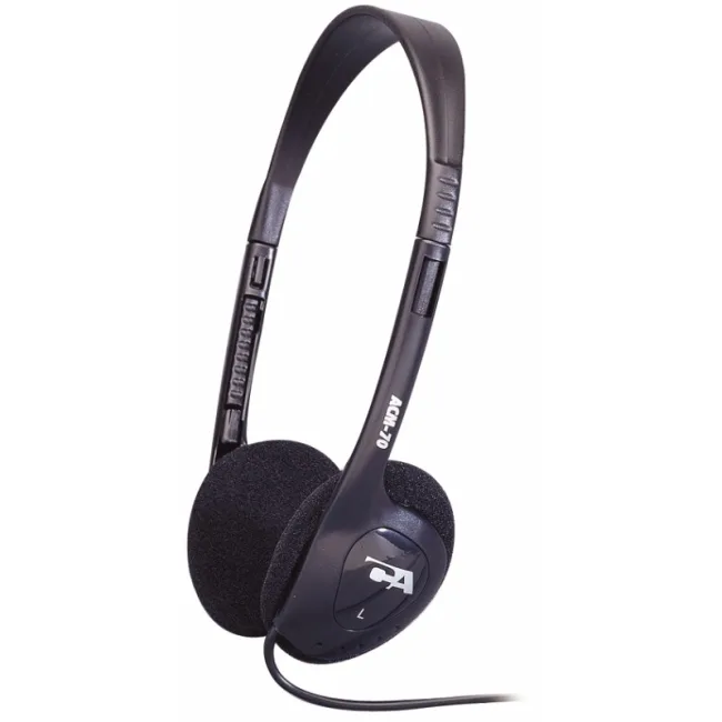 Cyber Acoustics Cyber Acoustics ACM-70B Headphone 27mm 3.5mm 6.00ft — product photo