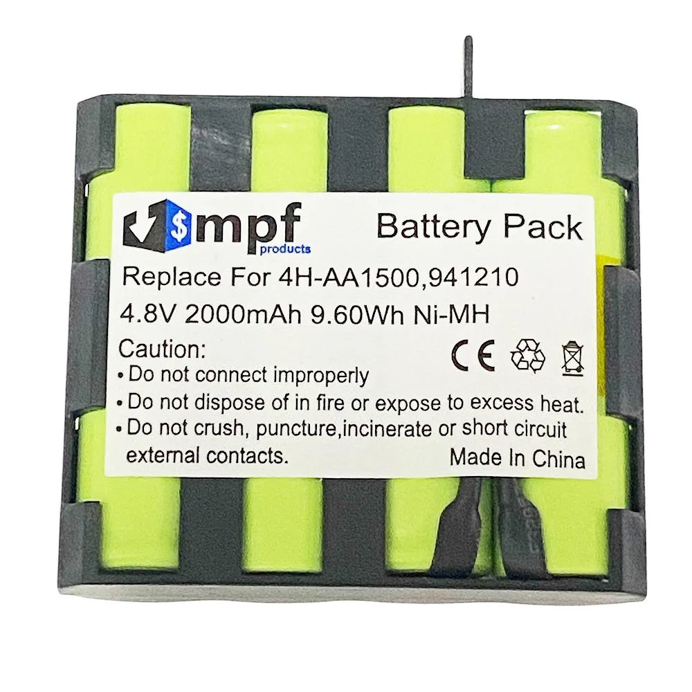 MPF Products MPF Products 4H-AA1500 2000mAh 4.8V 9.60Wh Ni-MH Sports Medicine Battery — product photo