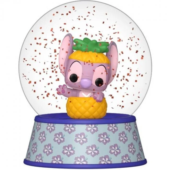 Funko Funko 90669 POP! Mini Glitter Globe: Stitch Angel in Pineapple action figure — product photo