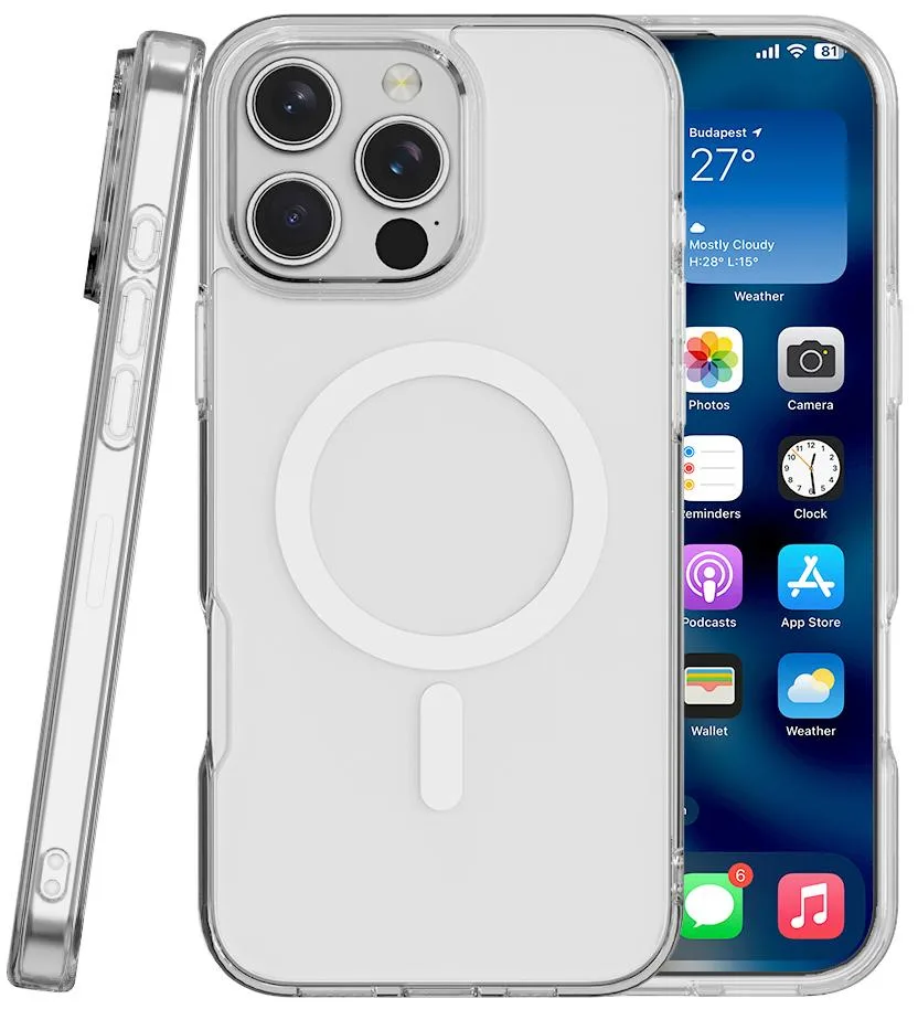 Nakedcellphone Nakedcellphone Case for iPhone 16 Pro Max 6.9" MagSafe Clear — product photo