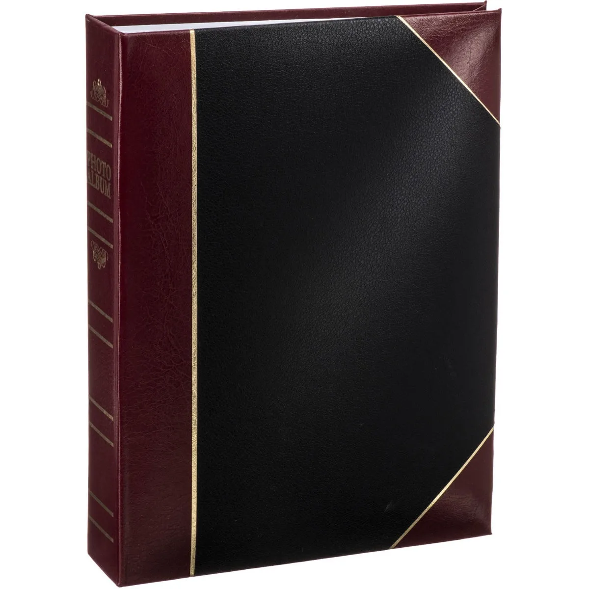 Pioneer Photo Albums Pioneer Photo Albums Ledger Le' Memo Pocket Bound Photo Album 200 4x6 Photos Black Reverse educational supply — product photo