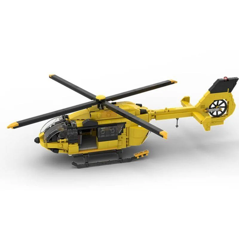 ZITIANYOUBUILD ZITIANYOUBUILD MOC-203640 1/40 Scale H145 HAWK Helicopter Blocks Set (611 Parts) — product photo