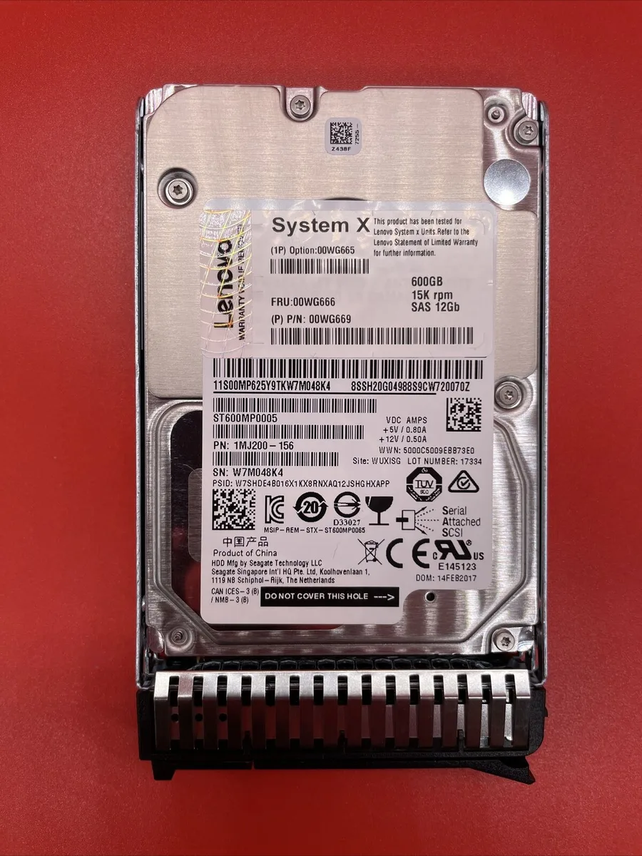 Lenovo Lenovo ST600MP0005 600 GB 15000 RPM SAS 2.5 in accessory — product photo