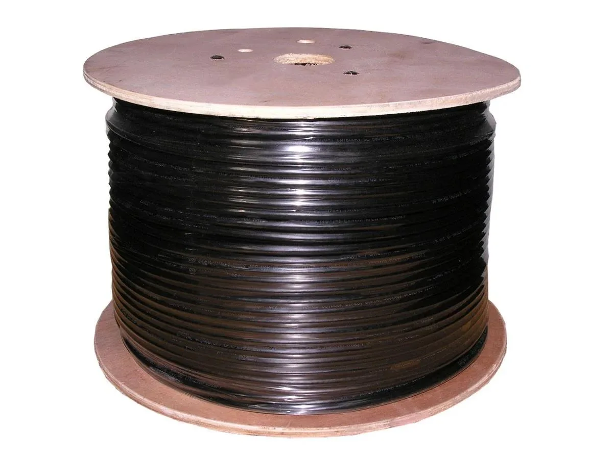 Monoprice Inc. Monoprice 115396 Cat5e bulk ethernet cable 304.8 m black 24 AWG solid outdoor — product photo