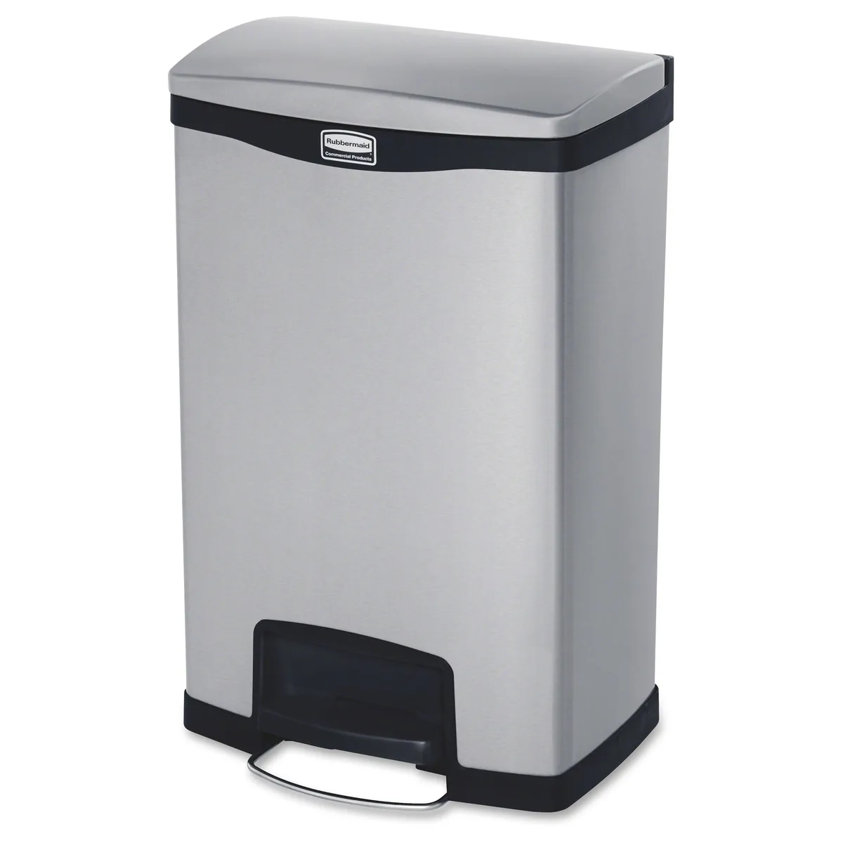 Rubbermaid Commercial Rubbermaid Commercial 1901992 Slim Jim 13 gal Step Can 28.7"H 13.7"W — product photo
