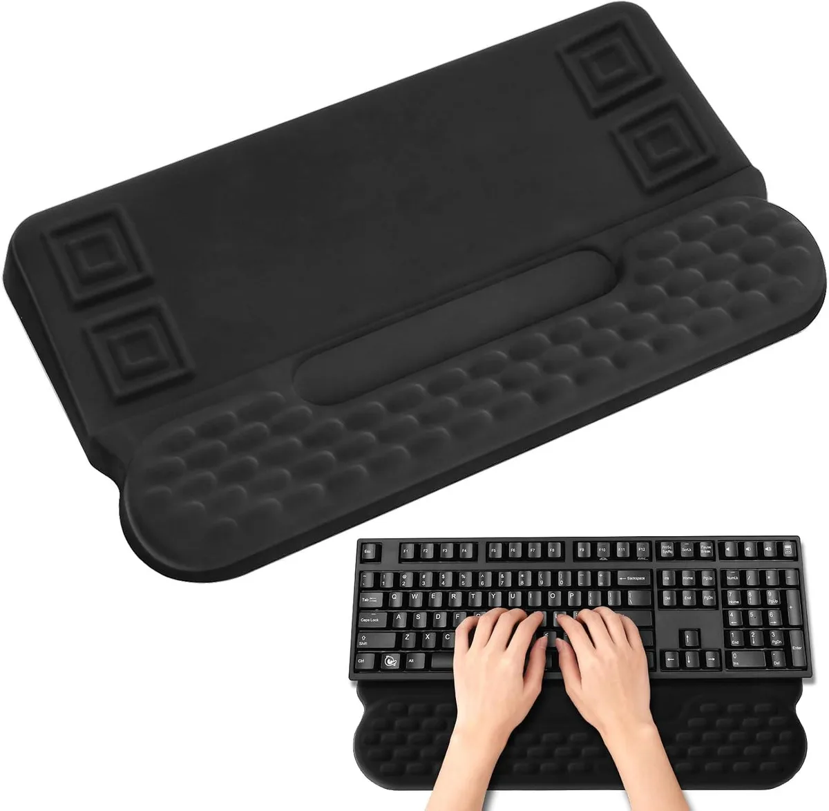 Emerson Emerson Wrist Rest with Keyboard Stand and Storage Slot 16.93 x 9.84 — product photo