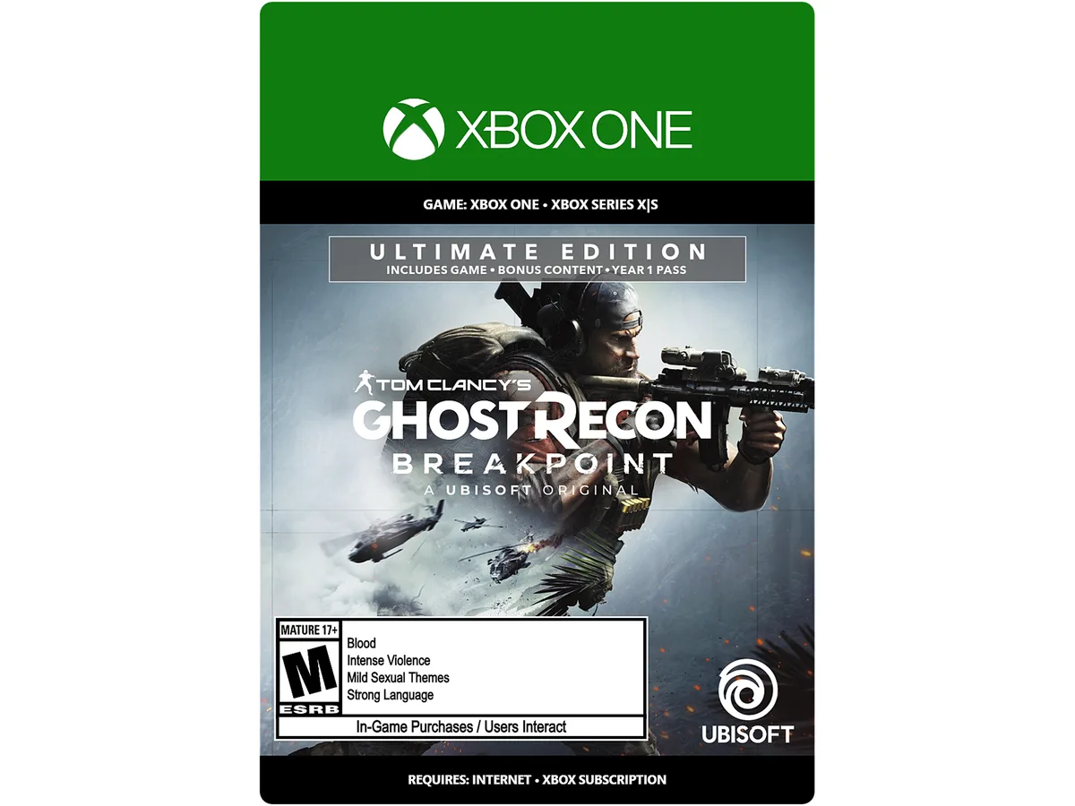 Ubisoft Ubisoft G3Q-01269 Tom Clancy's Ghost Recon Breakpoint Ultimate Edition 2021 downloadable game — product photo