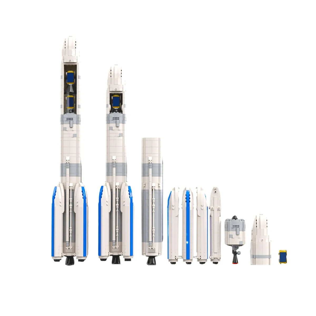 ZITIANYOUBUILD ZITIANYOUBUILD MOC-29196 ESA Ariane 6 1341 Pieces — product photo