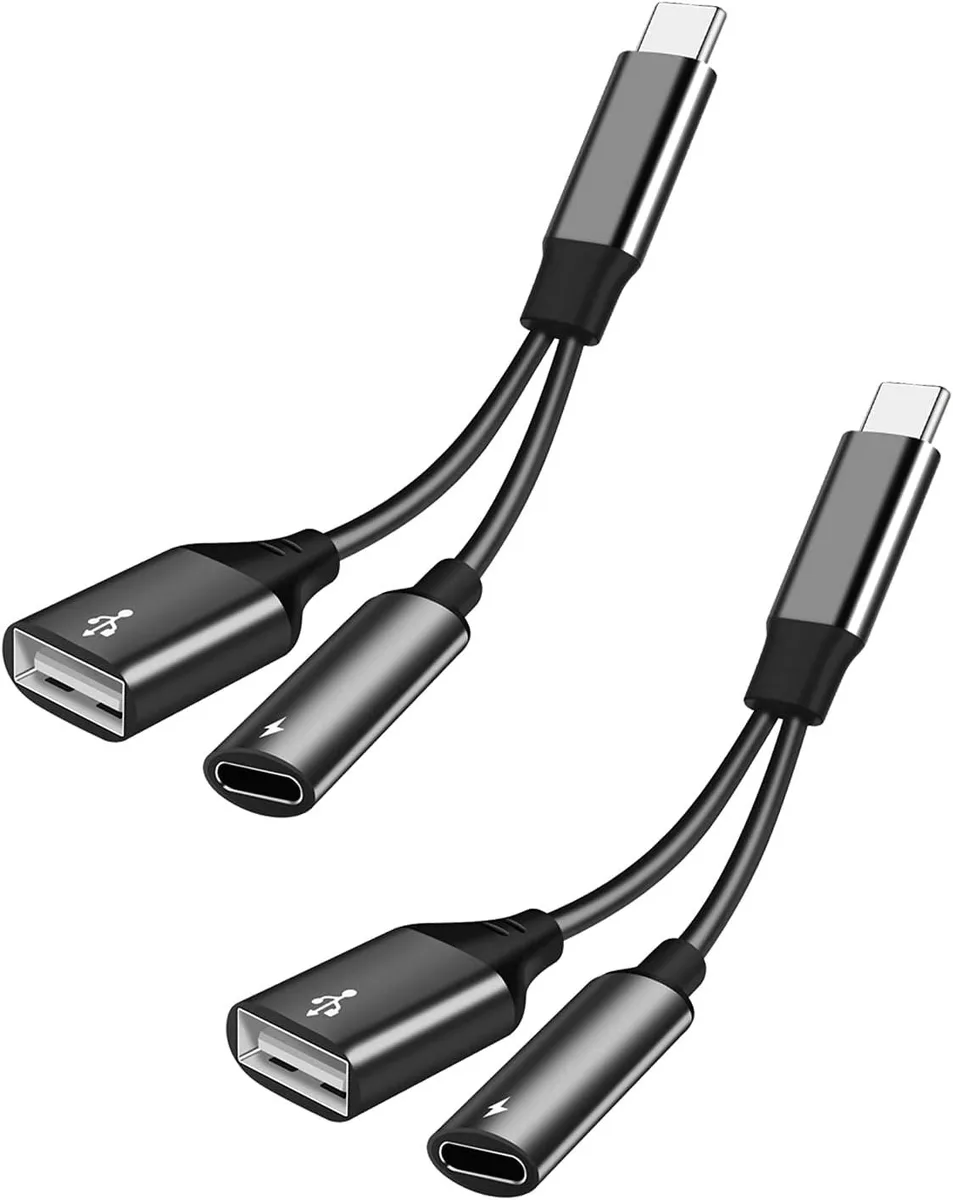 FLEANE FLEANE USB-C OTG adapter with 60W PD charging — product photo