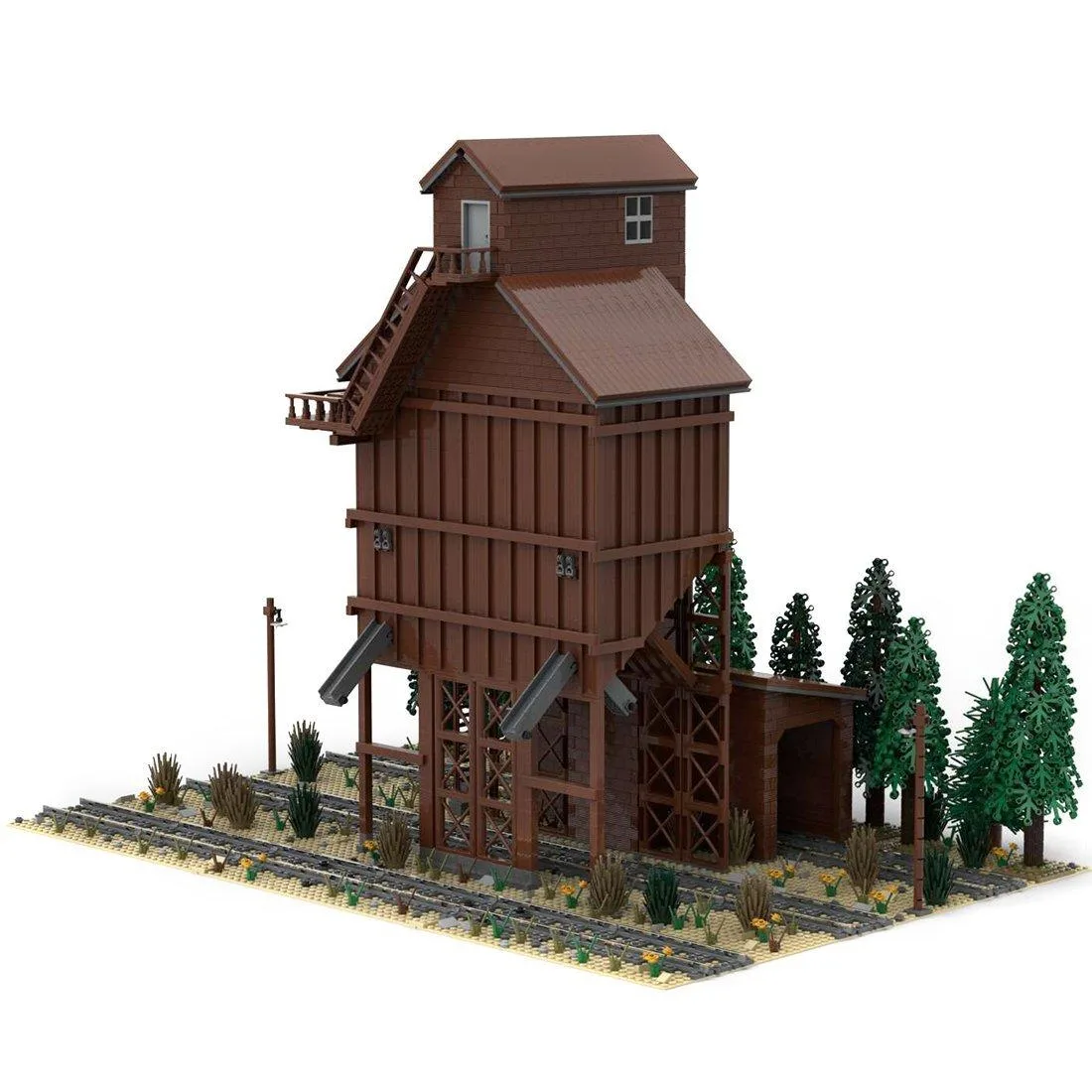 ZITIANYOUBUILD ZITIANYOUBUILD MOC-66138 Wood Coaling Tower 5359 Parts — product photo