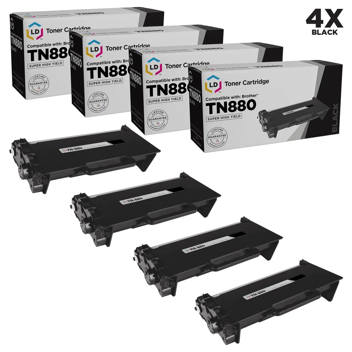 LD Products LD Products Compatible Toner Cartridge TN880 Black 12000 Pages — product photo