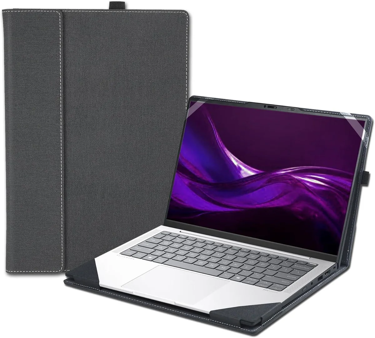 BONAEVER BONAEVER Laptop Case 14" HP Elite 1040 G11 Lenovo X13 Gen 1 Grey — product photo