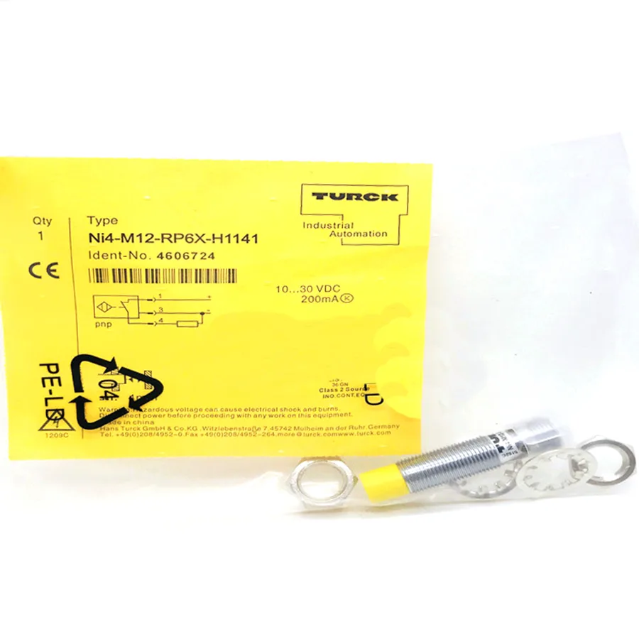 Turck Turck NI4-M12-RP6X-H1141 4606724 Inductive sensor PNP M12 electrician tool — product photo