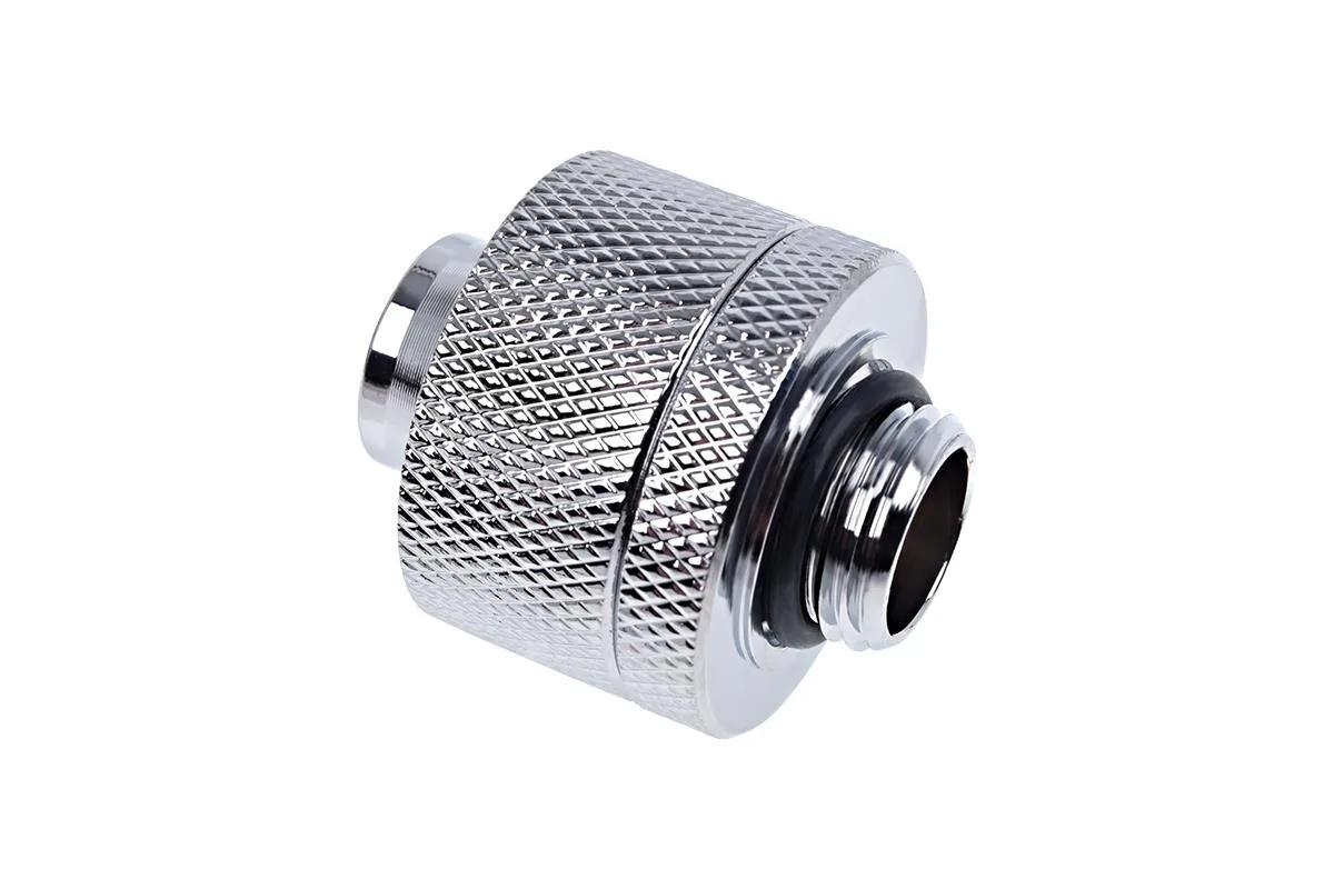 Alphacool Alphacool Eiszapfen 1/2" ID x 3/4" OD G1/4 Compression Fitting Chrome — product photo