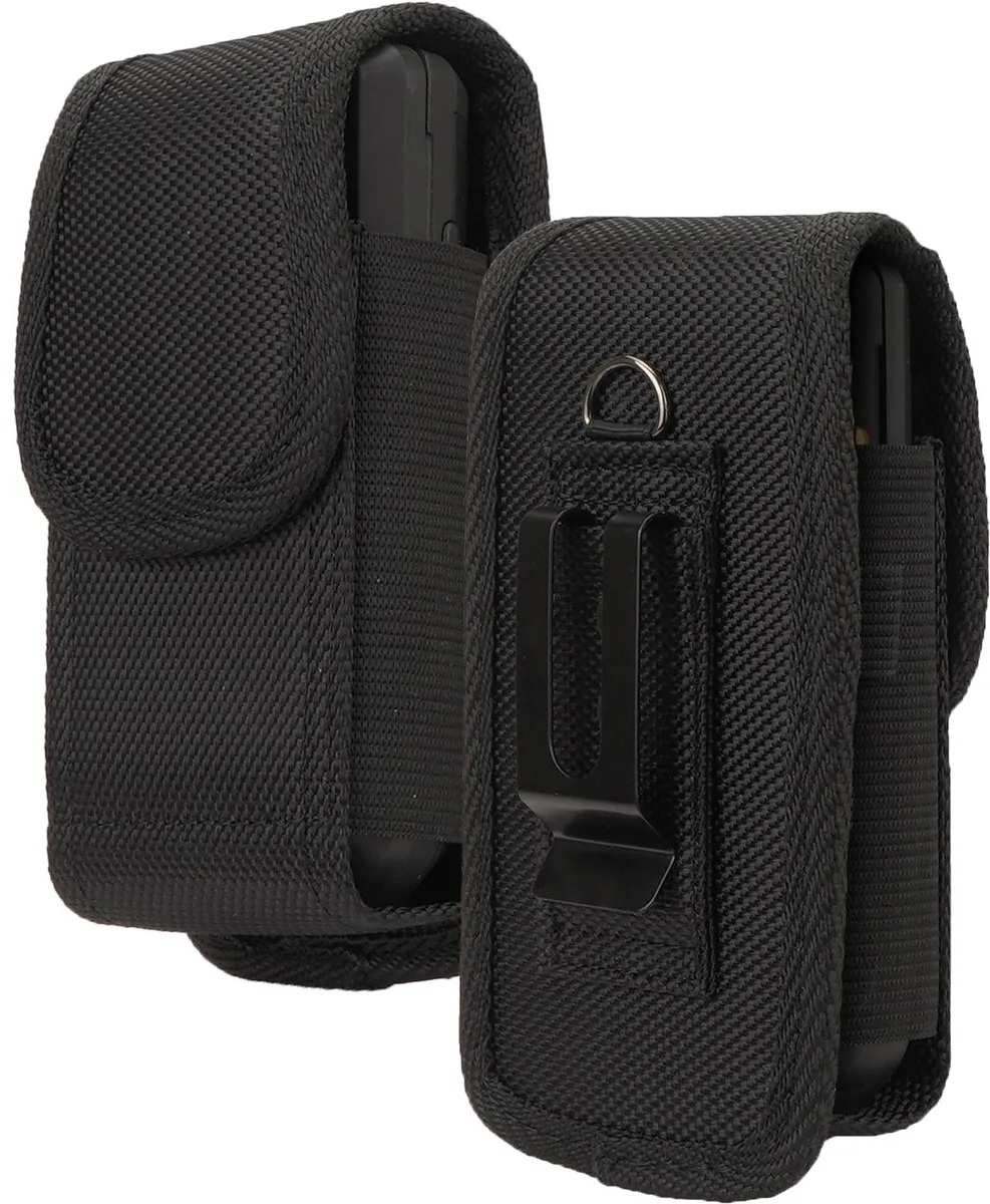 Nakedcellphone Nakedcellphone Canvas Pouch Belt Clip Harness for Iris Flip Phone — product photo