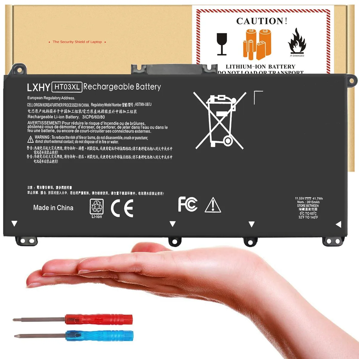 LXHY LXHY LA04 11.55V laptop battery — product photo