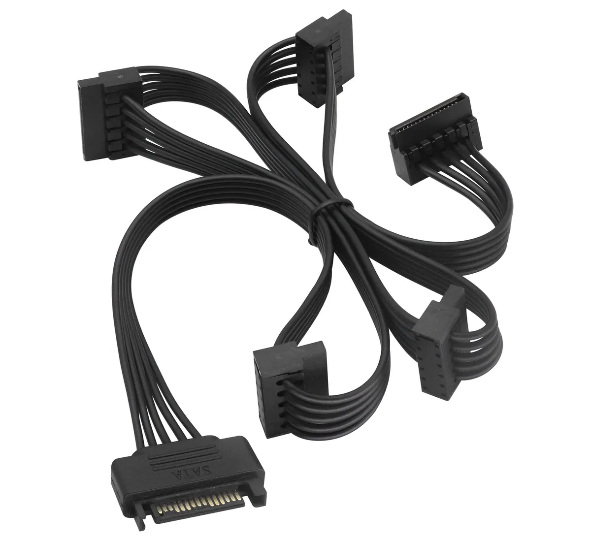 Vszerda Vszerda SATA 15Pin Male to 5x Female Power Splitter Cable 80cm — product photo