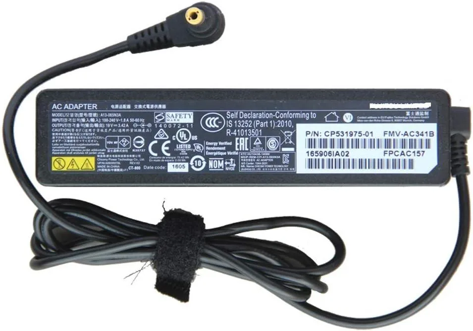 NShi NShi 65W 19V 3.42A AC Adapter for Fujitsu LifeBook E546 Series — product photo