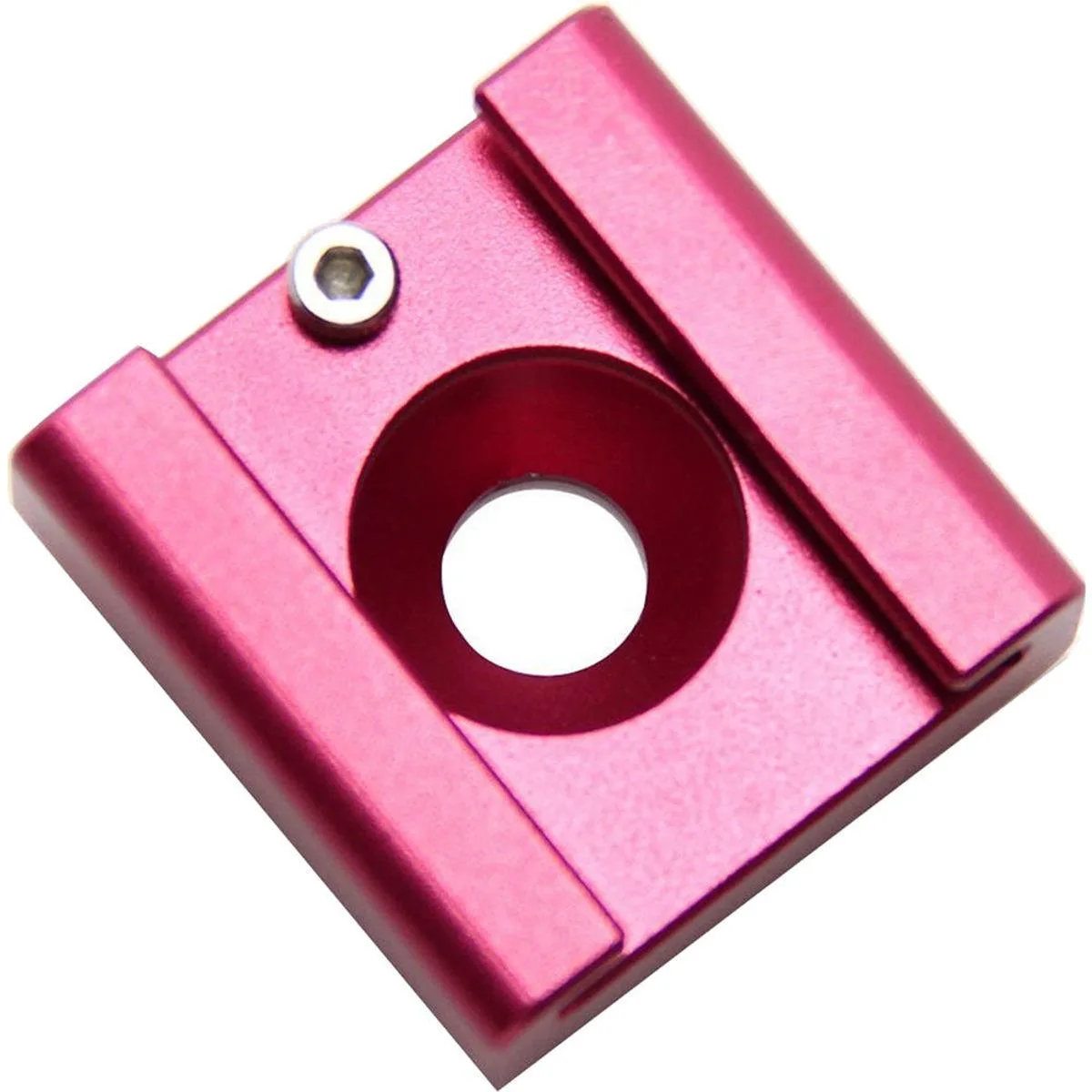 Red 1/4"-20 thread to cold shoe adapter C1367