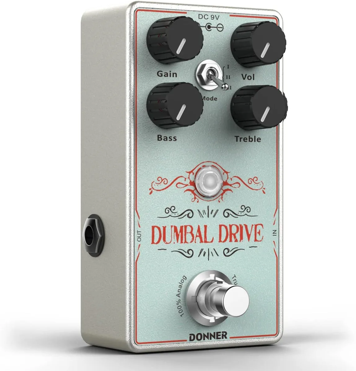 BFKK BFKK Dumbal Drive Overdrive Guitar Pedal 2 Band EQ True Bypass — product photo