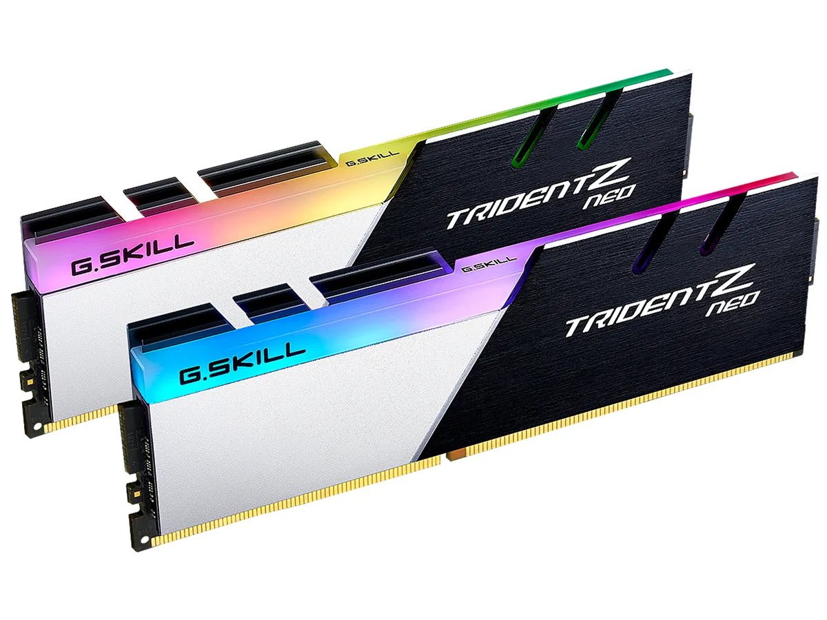 G.SKILL G.SKILL Trident Z Neo F4-3800C18D-32GTZN 32GB DDR4 3800 CL18 desktop RAM — product photo