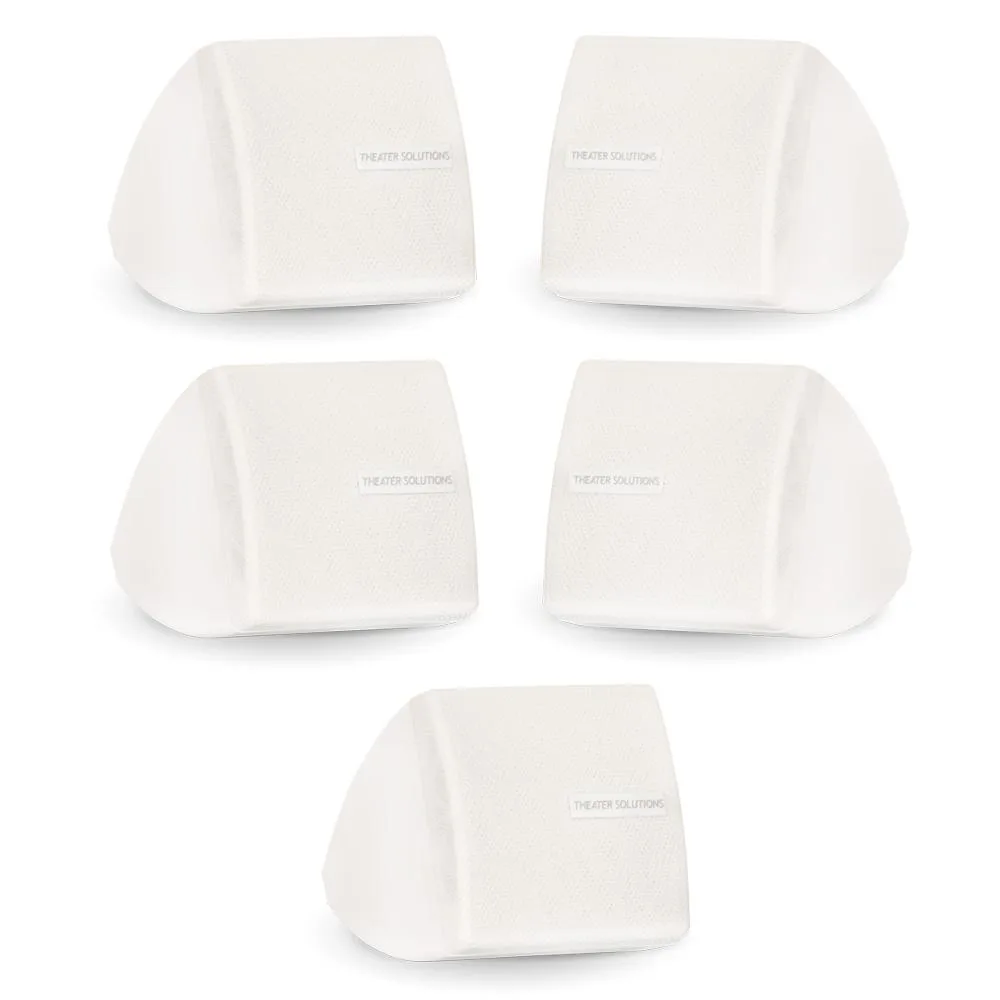 Theater Solutions Theater Solutions TS30W White On-Wall Speakers 5-Pack — product photo