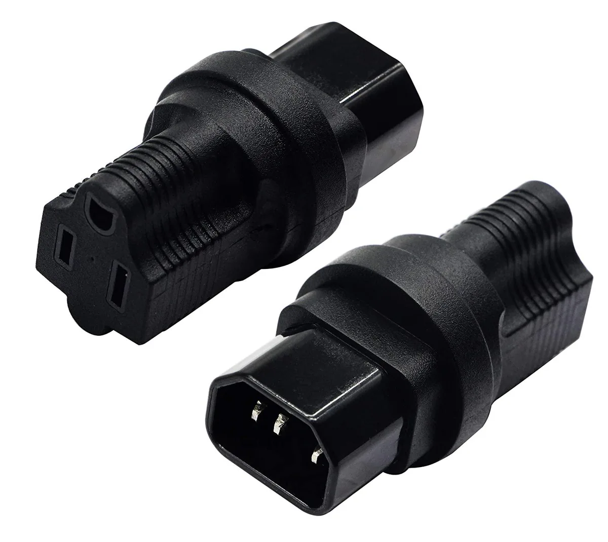 iBallz iBallz C14 to NEMA 5-15R Power Adapter 10A 250V 2 Pack — product photo