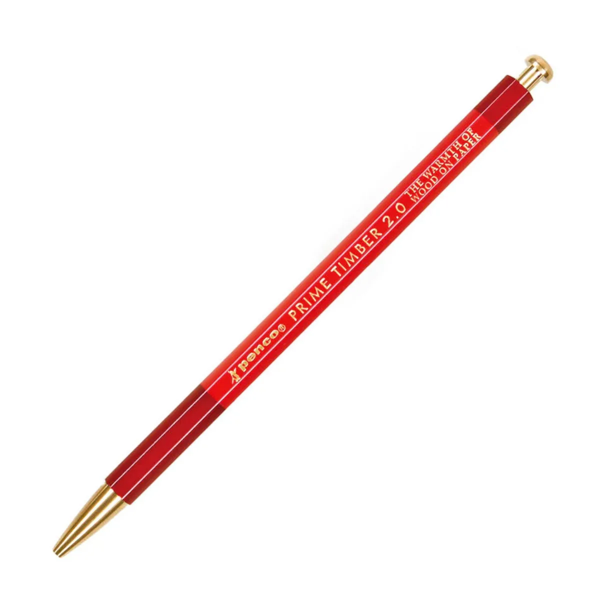 HighTide HighTide Penco Brass Prime Timber Pencil v2.0 Red — product photo