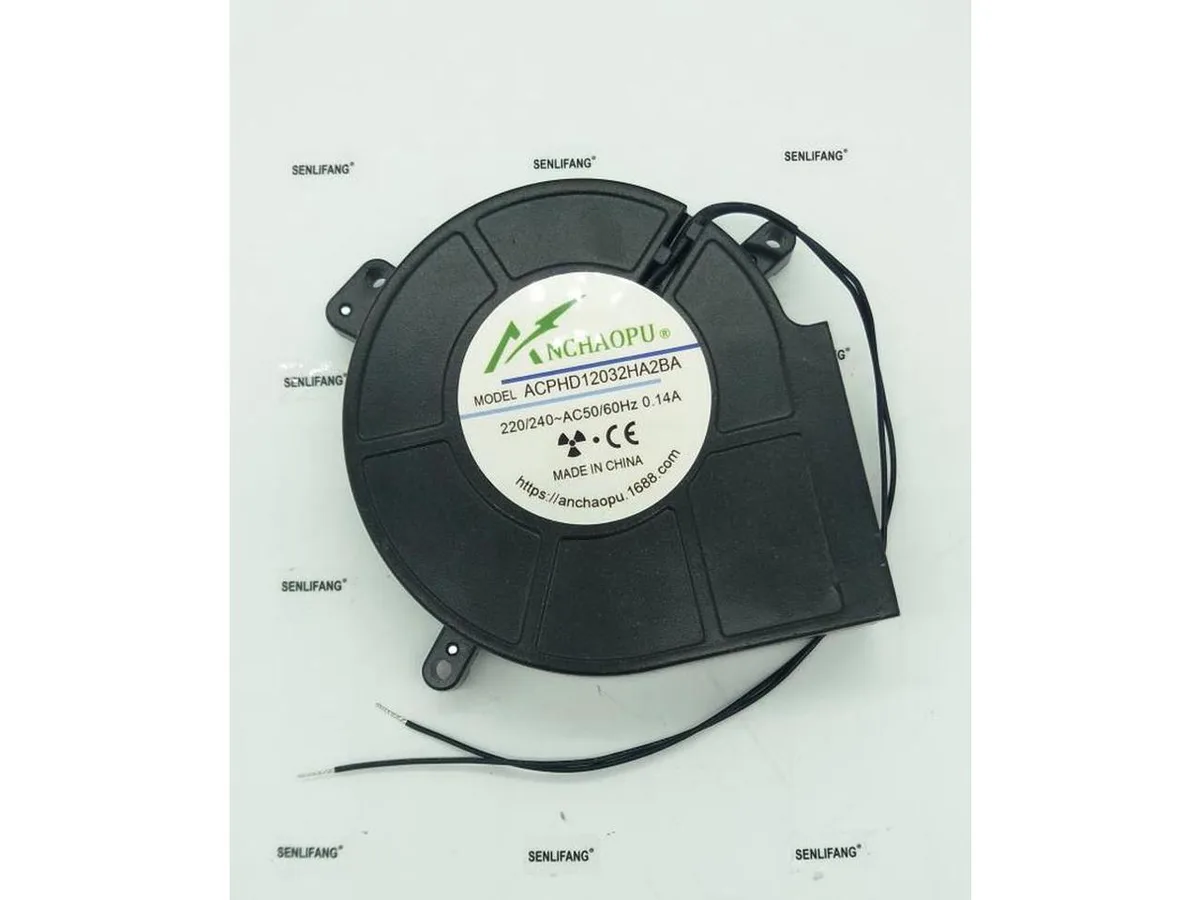 Fans Fans 12cm 220V Full Metal Centrifugal Turbine Blower Case Fan — product photo