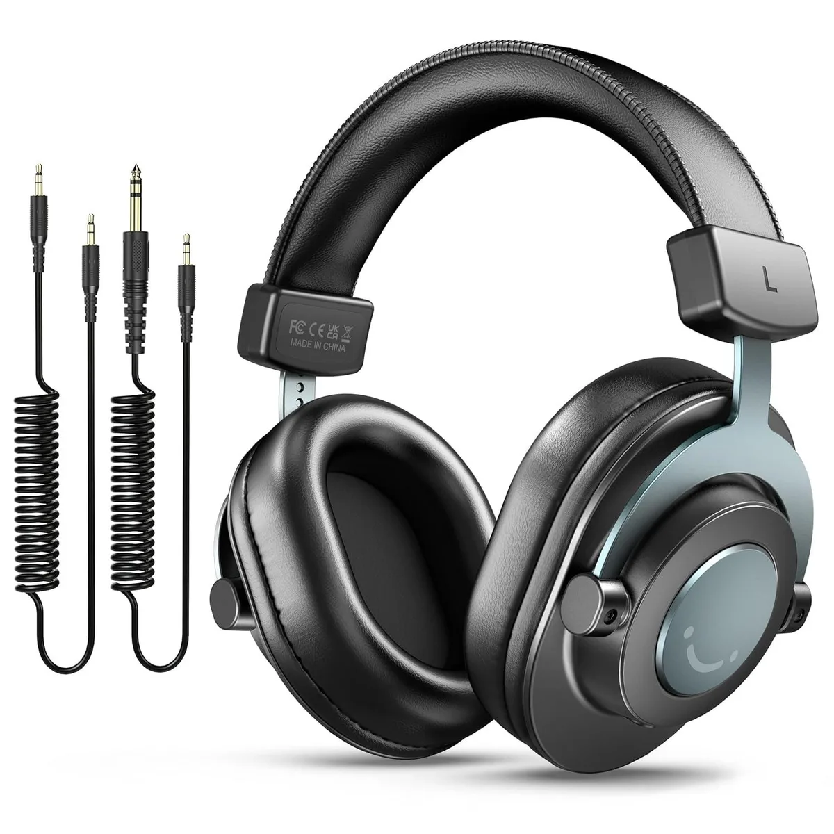 FIFINE FIFINE Studio Monitor Headphones 50mm 20Hz-20kHz 3.5mm 6.35mm Black — product photo