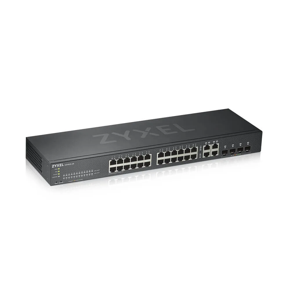 ZyXEL ZyXEL GS1920-24V2 24-port Gigabit network switch with 4 SFP uplinks — product photo