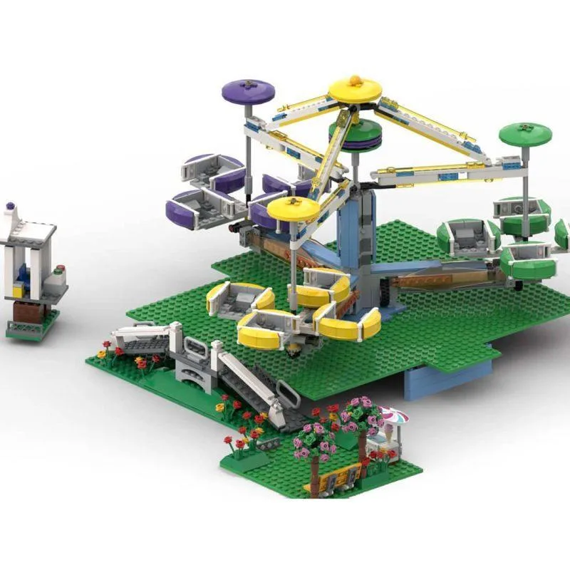 ZITIANYOUBUILD ZITIANYOUBUILD MOC-104834 Rotating Speeder 894PCS Educational Building Set — product photo
