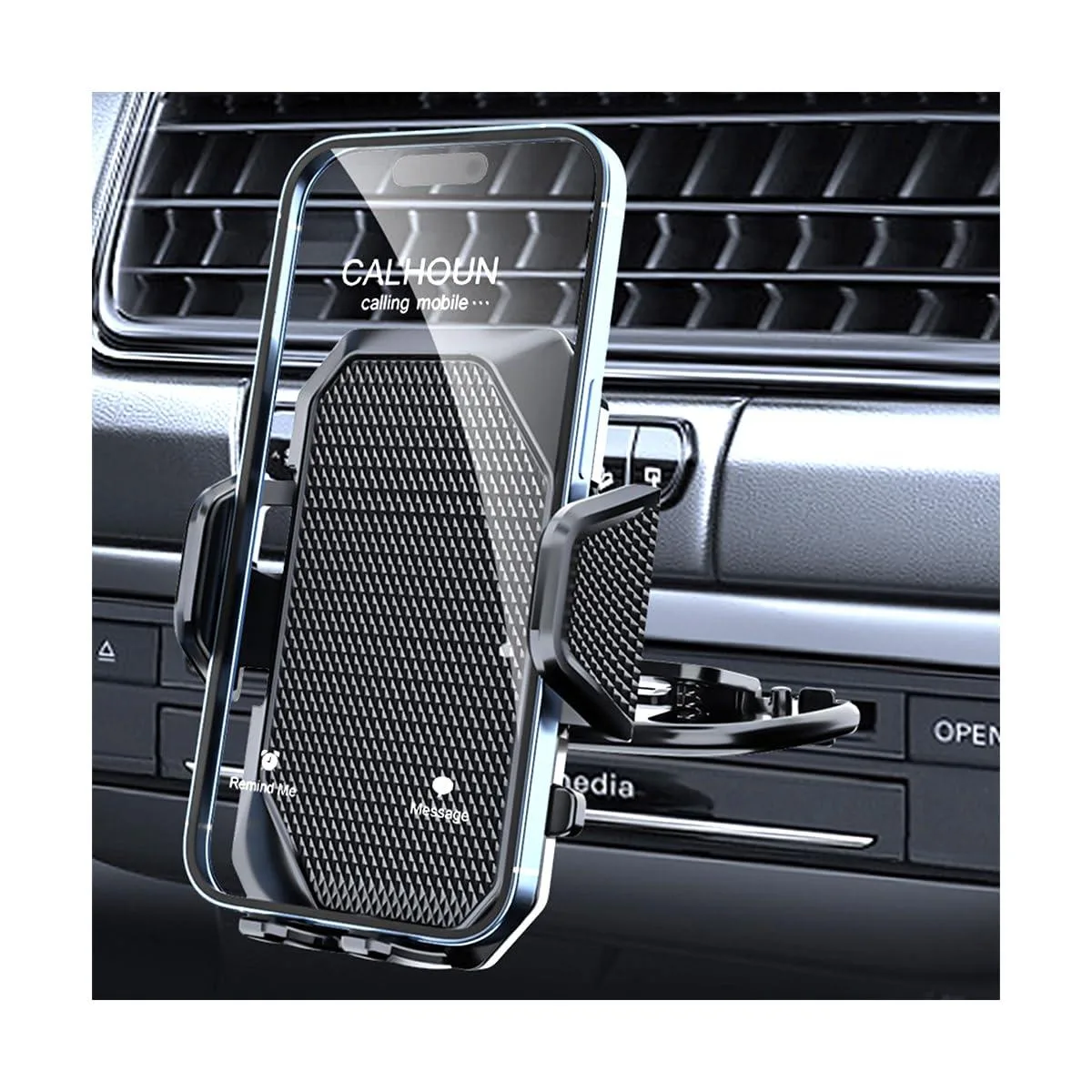  TNAIYH Car CD Slot Phone Holder Black 360° Adjustable — product photo