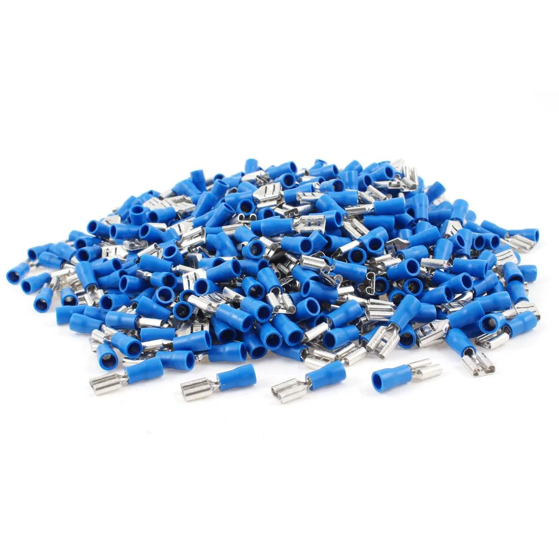 Unique-Bargains Unique-Bargains 1000 Pcs Insulated Female Spade Terminals FDD2-250 AWG 16-14 — product photo