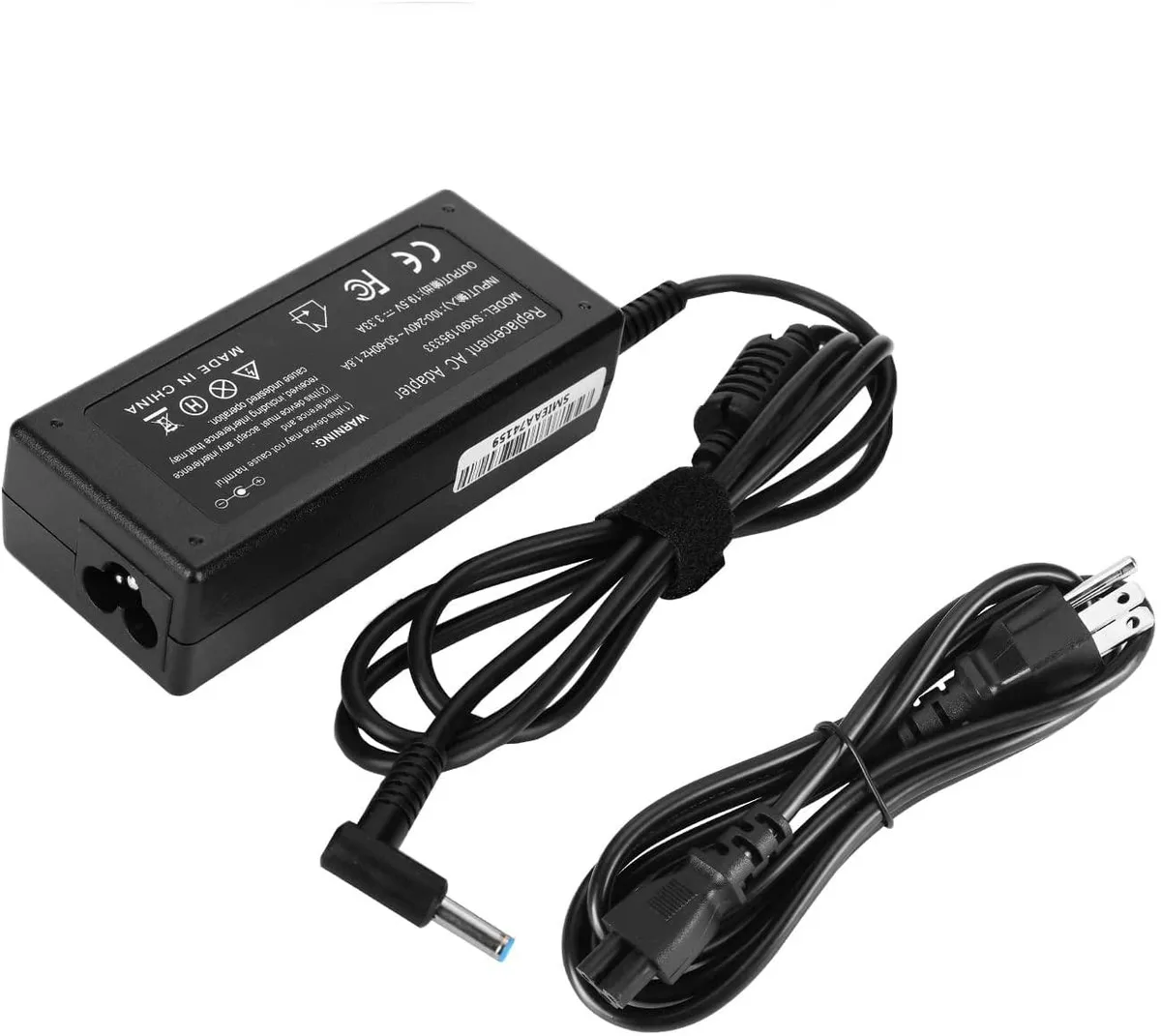 myVolts myVolts MAJCL 65W AC Adapter 19.5V 3.33A 4.5mm Blue Tip — product photo
