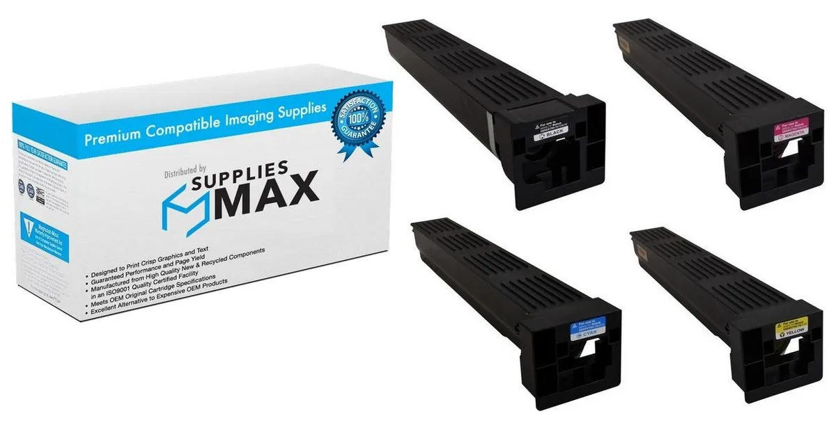 SuppliesMax SuppliesMax KNMTN-711MP toner cartridge combo pack — product photo