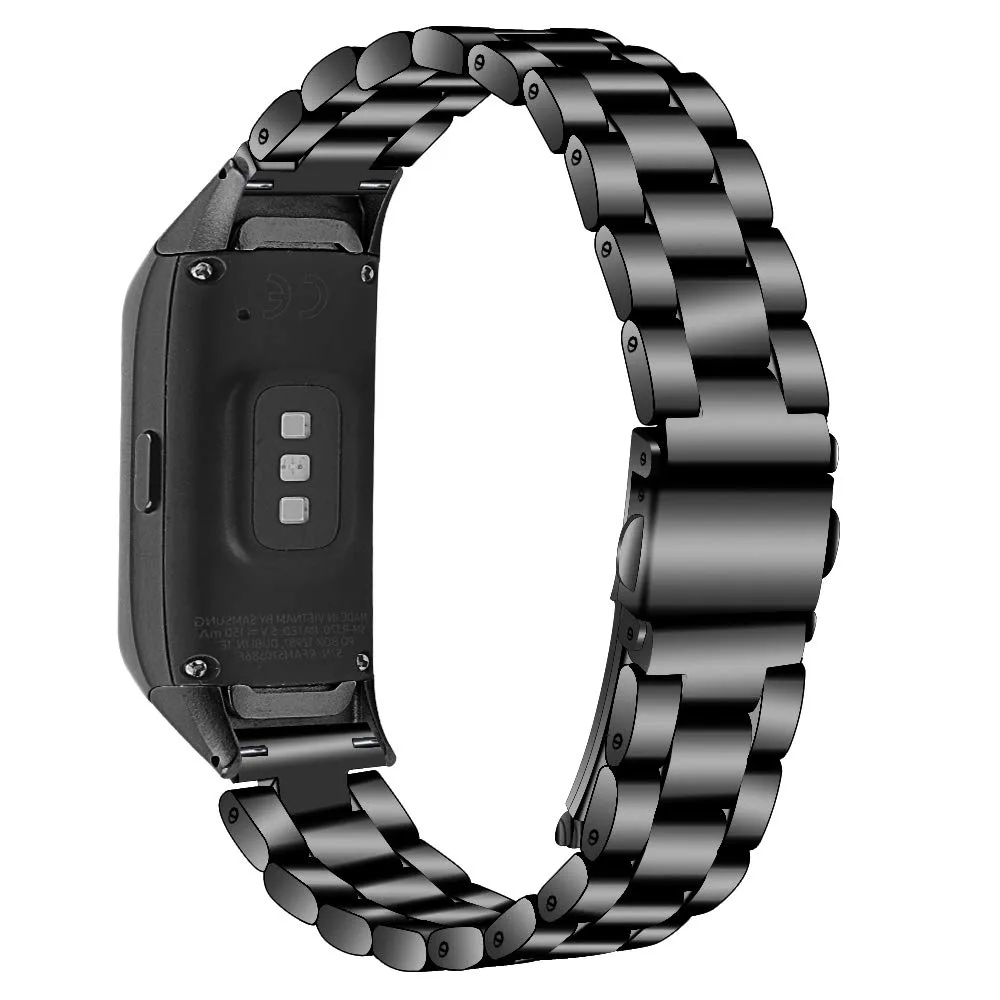 Werleo Werleo Samsung Galaxy Fit SM-R370 Stainless Steel Band Black — product photo